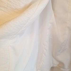 Candies, White Blazer, Size Large, Ruffled Sleeves